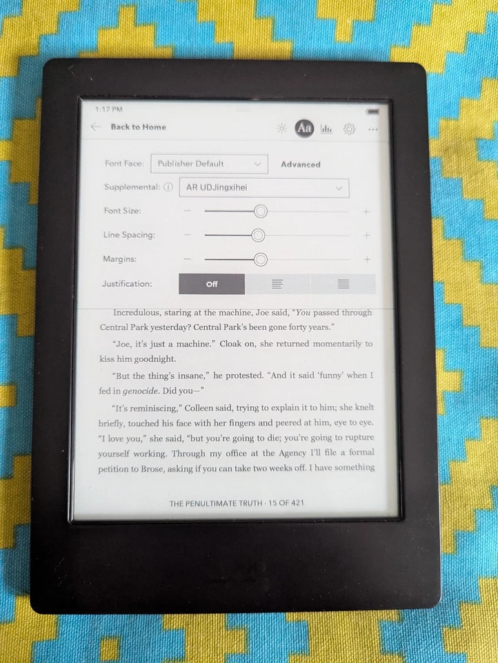 Rakuten Kobo Aura H2O waterproof eReader / eBook Reader Model N250, 4GB, Boxed! - Image 4 of 4