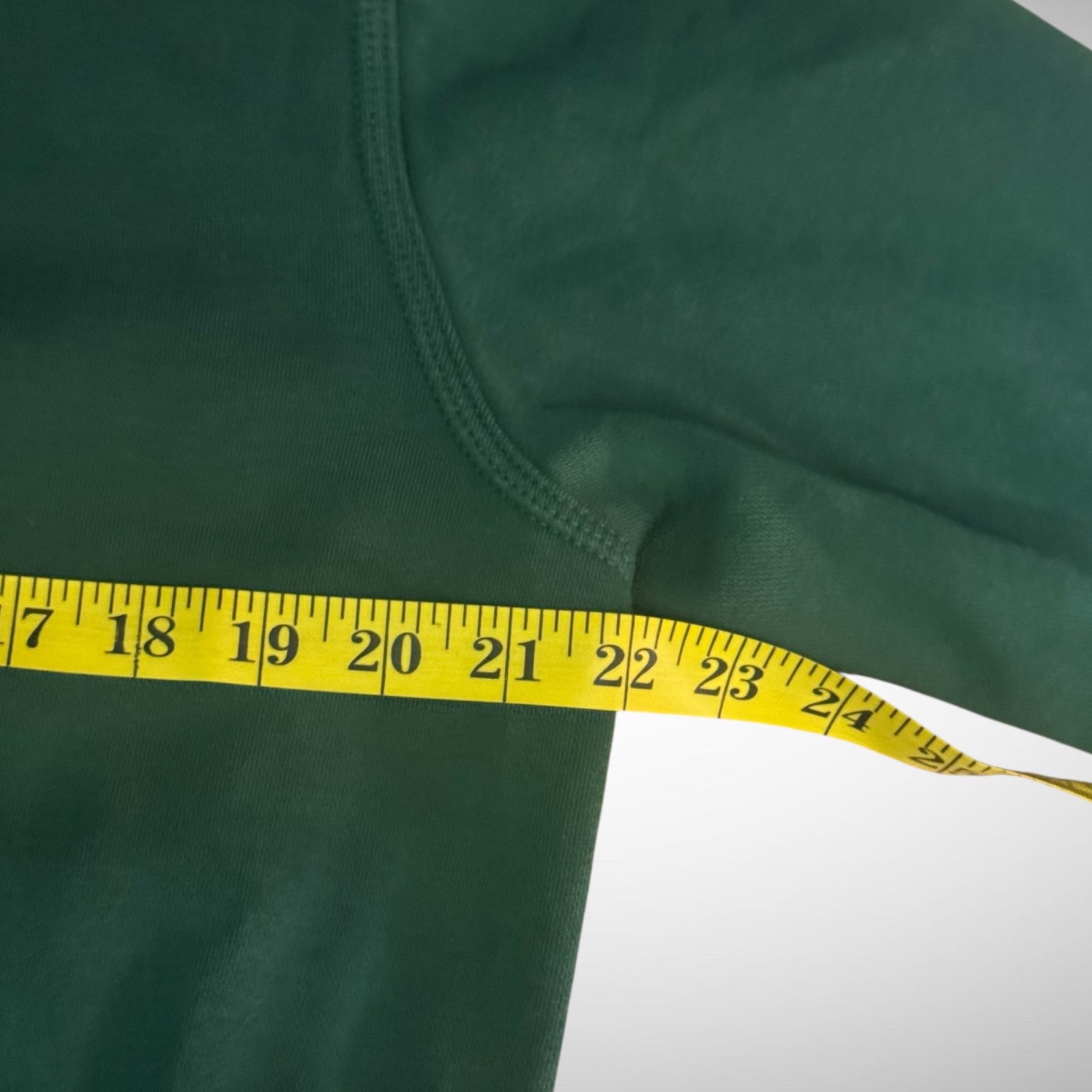 Nike PullOver Mens Medium Solid Green Crew Neck S… - image 6