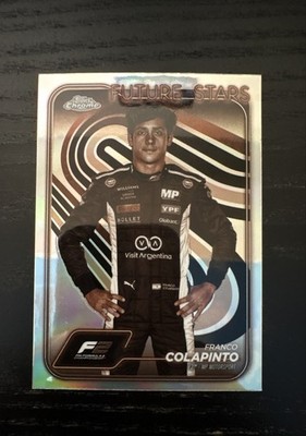 2024 Topps Chrome Formula 1 - F2 Drivers Future Stars Franco Colapinto #24 Sepia