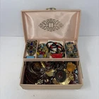 Estate Sale Lot Grandma's Jewerly Box Filled with Vintage Costume Jewelry Italy