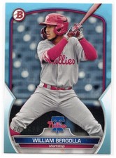 2023 Bowman Draft - William Bergolla #BD-64 Sky Blue /499 (RC)
