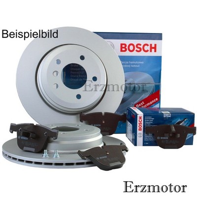 BOSCH BREMSEN SATZ VORNE BREMSSCHEIBEN BELUEFTET 320 MM BELAEGE FUER AUDI