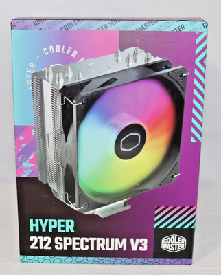 Cooler Master Hyper Spectrum V3 Dissipatore CPU (120mm, 4 Heatpipe, PWM) Per AMD AM5/AM4 E Intel LGA1700/1200 - 4