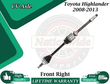 New OE Front Right CV Axle For 2008-2013 Toyota Highlander Lifetime Warranty