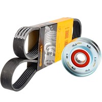 Continental Ctam 6PK1400 Keilrippenriemen + Rolle FüR Opel Astra J Meriva B Mit