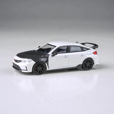 Para64 1/64 - 2025 Honda Civic Type R FL5 - White Carbon Parts (RHD) - PA-65590