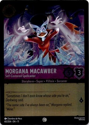 Morgana Macawber - Self-Centered Spellcaster NM Foil Common Winterspell Lorcana