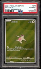 Slakoth 212/191 PSA 10 Surging Sparks - Pokemon Card Game