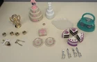 Vintage 1997 Mattel  “Barbie Special Collection Wedding Set” Cake Ring Rare