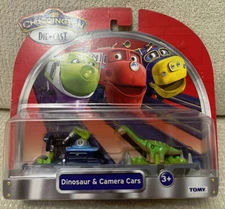 Chuggington Die Cast Dinosaur and Camera Cars NIP TOMY Train Car LC54075