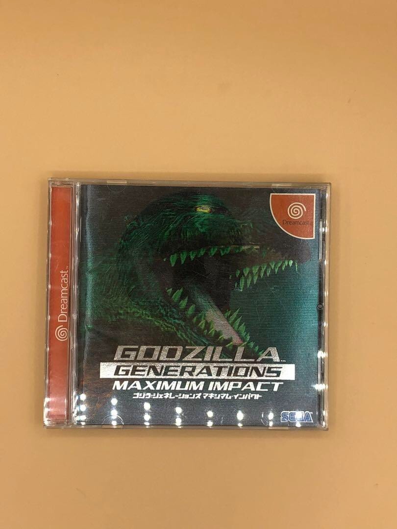 SEGA DREAMCAST GODZILLA GENERATIONS MAXIMUM IMPACT JP Edit