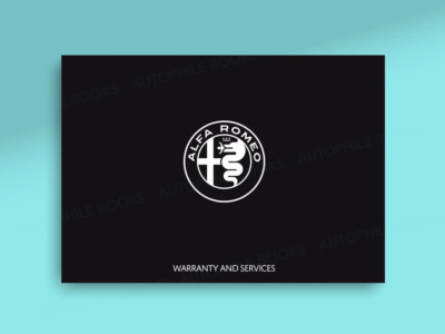 Alfa Romeo  Service History Book Blank For All Models