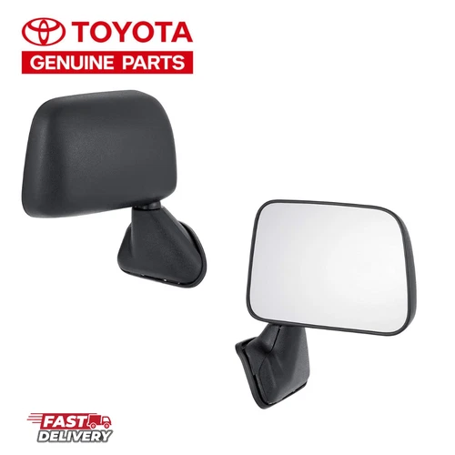 NEW 1989 -1995 TOYOTA PICKUP FRONT PASSENGER RIGHT SIDE DOOR MIRROR BLACK OEM
