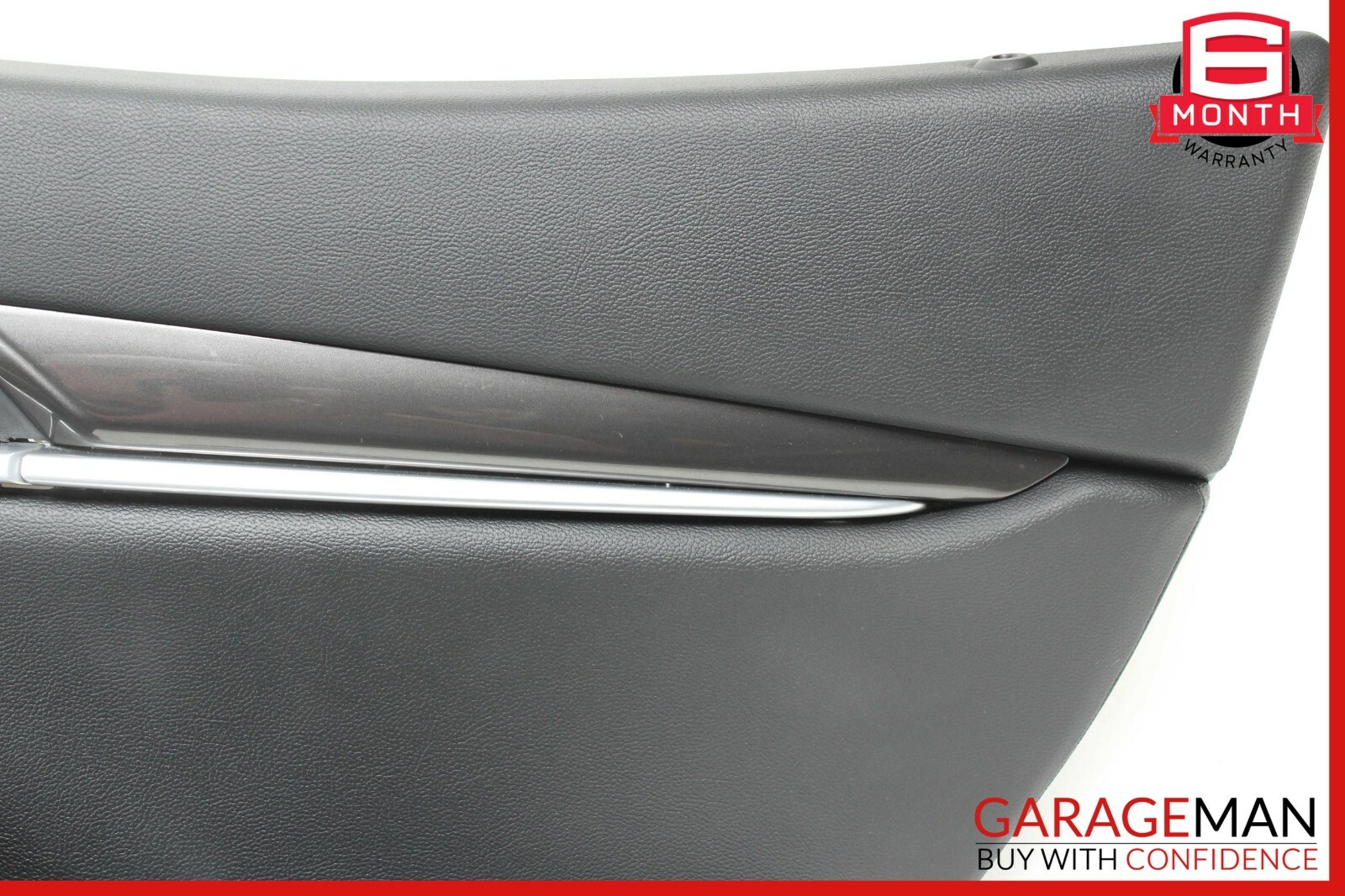 14-17 Maserati Ghibli Rear Right Side Complete Interior Door Panel Black OEM