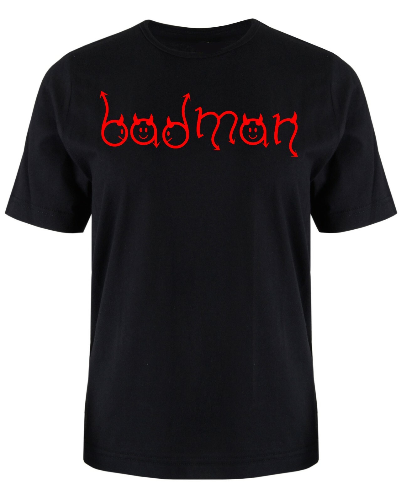 ALTRA T shirt Badman S XXXL regalo compleanno Natale scherzo divertente cattivo