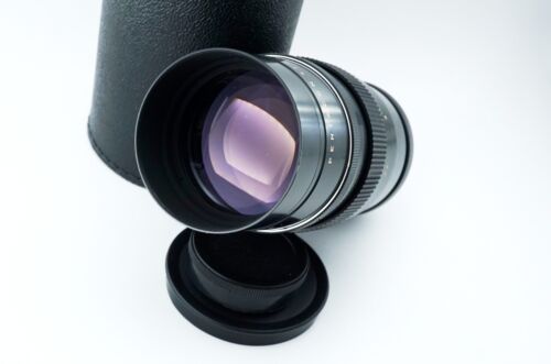 Vintage black PENTACON 4/200mm M42 mount nice telephoto portrait lens - Picture 2 of 13