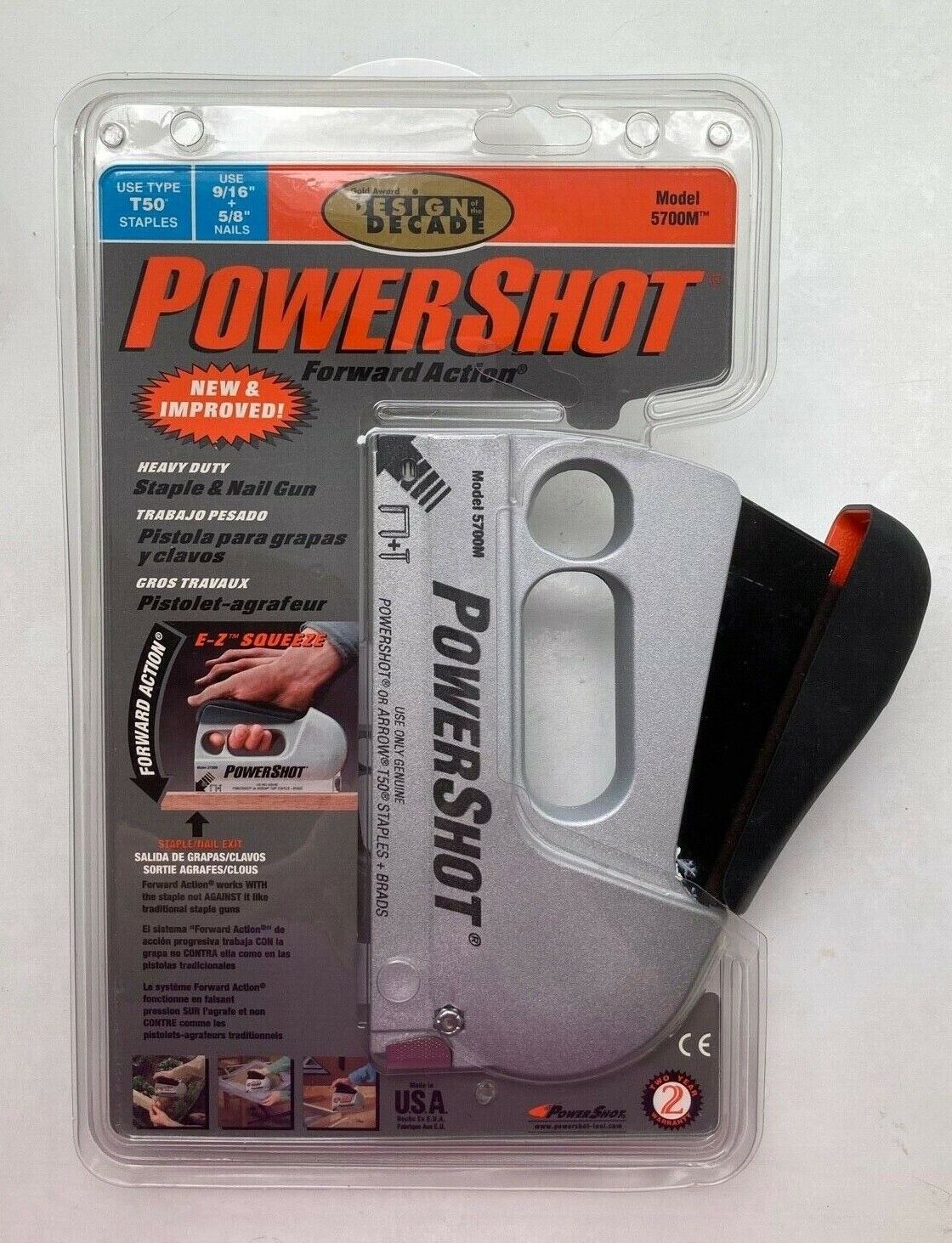 Arrow Fastener PowerShot Heavy Duty Staple Gun