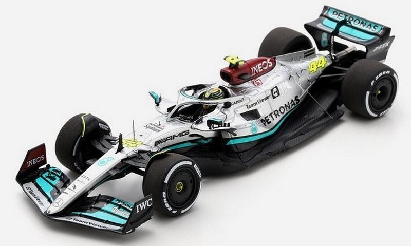 Mercedes W13 AMG GP France 2022 Lewis Hamilton 1:43 Spark S8542