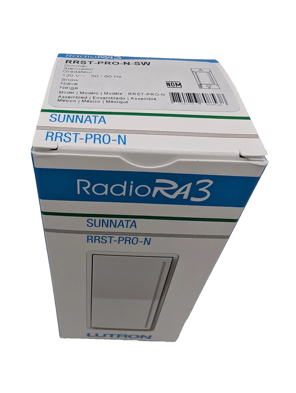 Lutron Sunnata RRST-PRO-N-SW White Radio RA2 RA3 Dimmer LED Wireless
Opens in a new window or tab