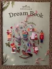 2021 Hallmark Keepsake Dream Book Catalog with Christmas Wish List