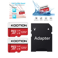 2PCS 128GB Micro SD Card Micro SDXC Memory Card Full HD Class 10 TF Flash Card