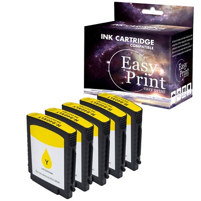 5PK HP940 5Y Ink Cartridge InkJet Pro 8500 ?CA909b Pro 8500 ?CA909g Printers