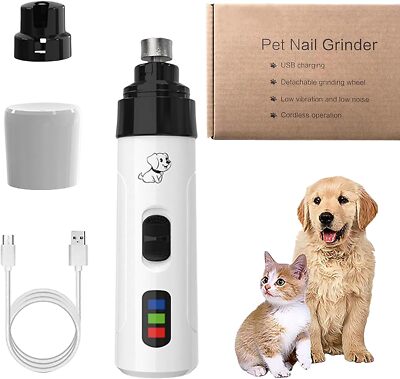 Silent Bräutigam Nagelschleifer, Silent Grind Pro für Hunde Nägel, Low Noise USB