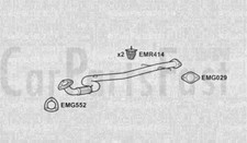 Auspuff Vorderrohr Chevrolet Cruze 1.6 Benzin Limousine 02/2011 Bis 05/2012
