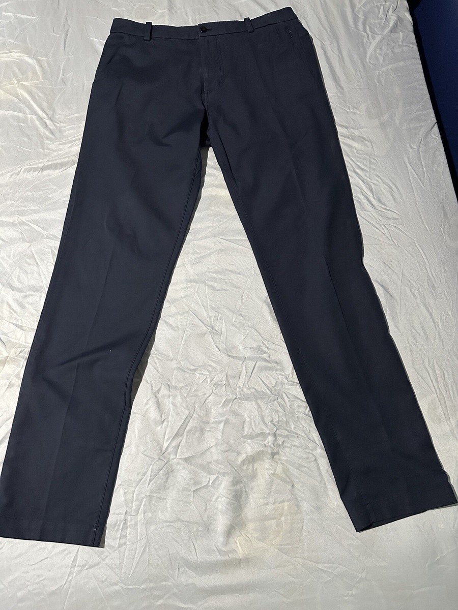 Lululemon Commission Pants 32x32 Slim Fit Navy Blue Stretch