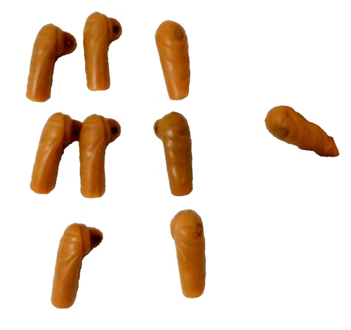 VTG Marx JAY / JAMIE WEST COWBOY FIGURE PARTS  R & L FORE ARM Johnny West parts