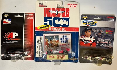 3 car Al Unser Jr lot 1995 1:64 Diecast 1994 Indy 500 Winner #31 Penske #3 Starz