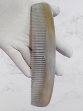 Authentic Ox Horn Comb Thickened Yak Horn Hair Comb Massage Comb Hair Brush USA