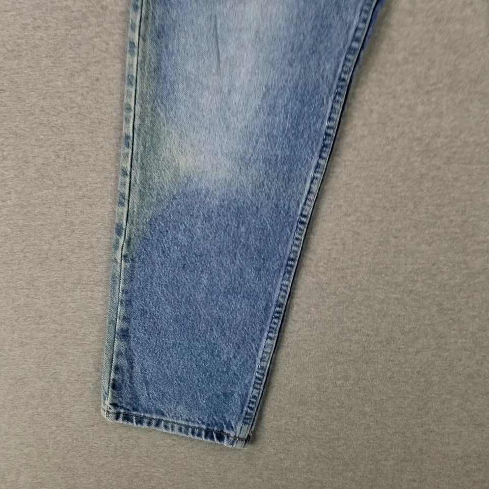 VINTAGE Gap Jeans 30x30 USA MADE Button Fly Patina 80s 90s Stone Wash Cowboy - Image 2 of 4