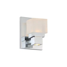 WAC Lighting WS-44505-CH Kube LED 6" Chrome ADA Wall Sconce Wall Light