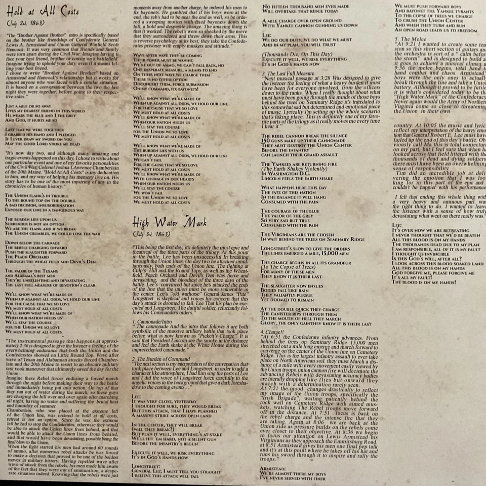 Iced Earth - The Glorious Burden LP 2024 Floga Records - FL329 [Black] [Greece] - Image 4 of 4