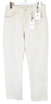 Jeans Regular SANDRO Pour Homme W28 Taille Mi-Haute Avec Bouton Poches Beige - Photo 1/4