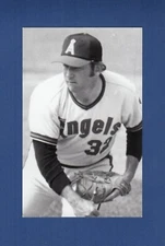 DICK SELMA, 1974 California Angels ~ 1950s-1990s Mel Bailey real photo postcard
