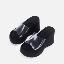 Clear Platform High Heel