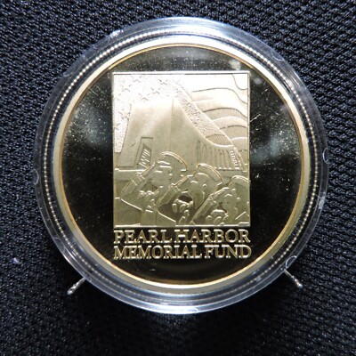 Pearl Harbor 65th Anniversary Official Commemorative Medallion in