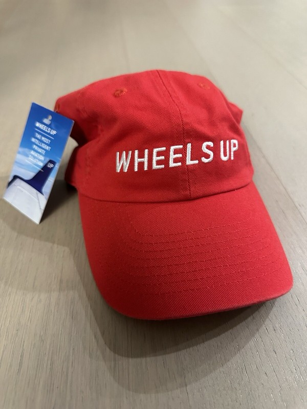 NEW Red Wheels Up 8760 Hat American Flag Logo Unisex One Size