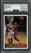 1996 Topps #139 Michael Jordan GRADED 10 GEM MINT HOF Bulls