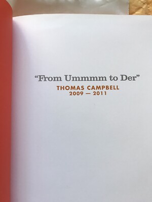Thomas Campbell “From Ummmm To Der” 2nd Edition | eBay