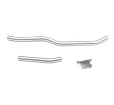 STRC CNC Mach Alum HD Steering Link Set Silver Axial Wraith STA80073S