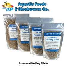 Arowana Floating Sticks - Great for Arowanas, Pacus, Oscars All Monster Fish. WL
