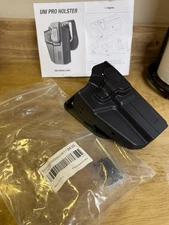 Uni PRO-FIT Holster, Paddle & Belt Loop Combo - Black