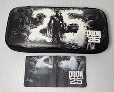 Nintendo Switch Doom 25 Travel Stealth Case with Cloth Game Graphic