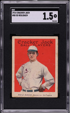 1914 Cracker Jack #80 Ed Reulbach - SGC 1.5 LOW POP.
