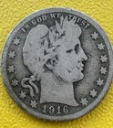 1916 Barber Quarters 90% Silver Coin Free Shipping
