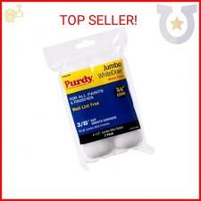 Jumbo Mini White Dove Roller Replacements, 2-Pack, 4.5 - Painting Supplies