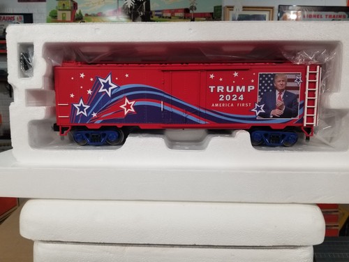 MTH RAILKING #1 CALIBRE G TRUMP 40' VAGÓN FRIGORÍFICO #70-78061 COMO NUEVO EN CAJA | Zustand: New